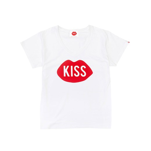 T-shirt w kolorze biało-czerwonym XXS okazja Limango Polska