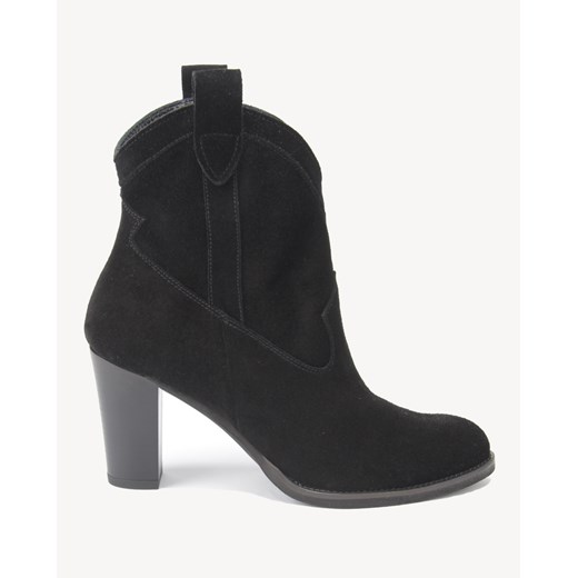 Czarne kowbojki welurowe Botimo 39 Botimo.pl