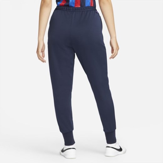 Damskie spodnie piłkarskie Nike Dri-FIT FC Barcelona Travel - Niebieski Nike XL Nike poland
