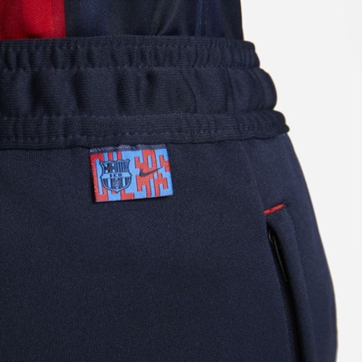 Damskie spodnie piłkarskie Nike Dri-FIT FC Barcelona Travel - Niebieski Nike M Nike poland