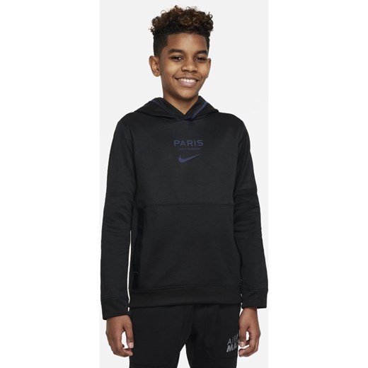 Bluza z kapturem dla dużych dzieci Nike Dri-FIT Paris Saint-Germain - Czerń Nike XL Nike poland