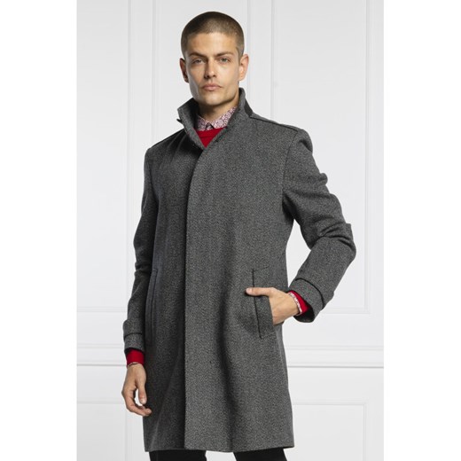 BOSS Wełniany płaszcz Tammo 52 wyprzedaż Gomez Fashion Store