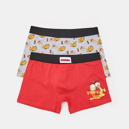 Sinsay - Bokserki Garfield 2 pack - Wielobarwny Sinsay XS Sinsay
