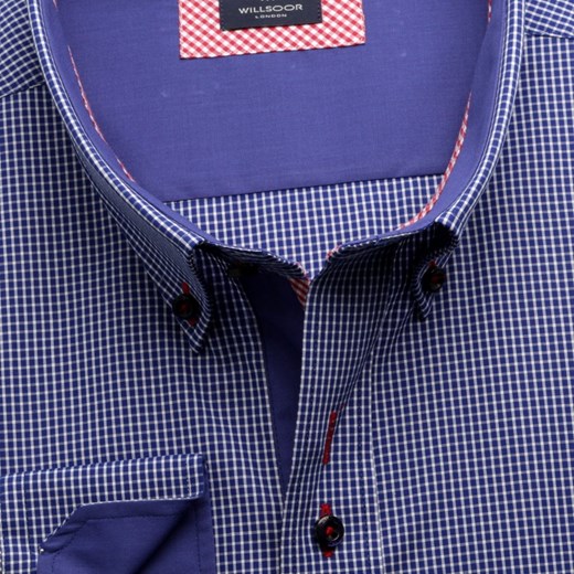 Koszula WR London (wzrost 176-182 i 188-194) willsoor-sklep-internetowy fioletowy elegancki