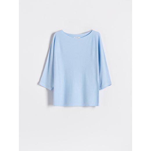 Reserved - Bluzka typu kimono - Niebieski Reserved L Reserved