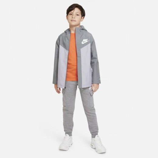 Kurtka dla dużych dzieci (chłopców) Nike Sportswear Storm-FIT Windrunner - Szary Nike L Nike poland