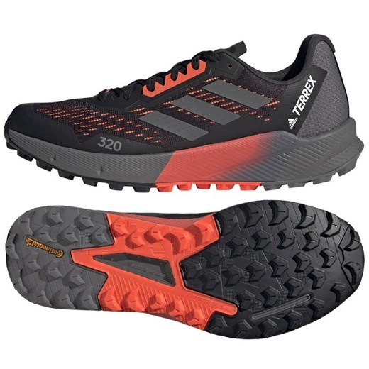 Buty do biegania adidas Terrex Agravic Flow 2 M GZ8887 czarne ze sklepu ButyModne.pl w kategorii Buty sportowe męskie - zdjęcie 142402871