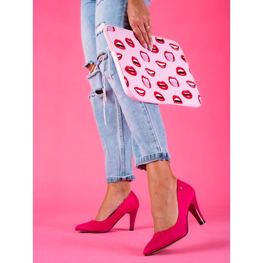 eleganckie czółenka na słupku 39 czasnabuty.pl