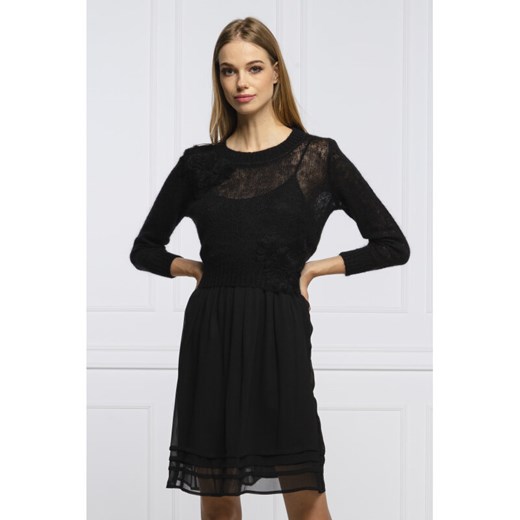 TWINSET Wełniany sweter + halka | Regular Fit Twinset M promocyjna cena Gomez Fashion Store