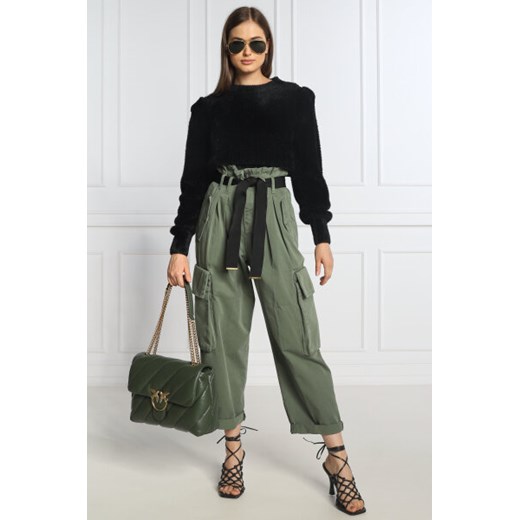 Pinko Skórzana torebka na ramię LOVE BIG PUFF MAXI QUILT 6 CL Pinko Uniwersalny Gomez Fashion Store