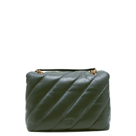 Pinko Skórzana torebka na ramię LOVE BIG PUFF MAXI QUILT 6 CL Pinko Uniwersalny Gomez Fashion Store