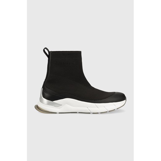 Calvin Klein sneakersy Sock Boot kolor czarny ze sklepu ANSWEAR.com w kategorii Buty sportowe damskie - zdjęcie 142418390