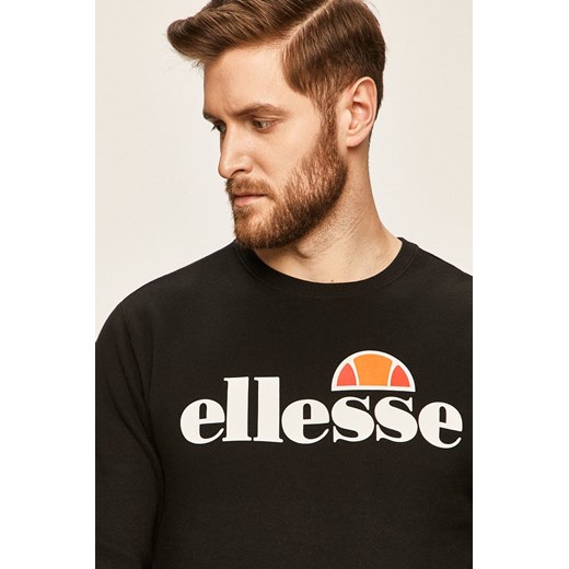 Ellesse bluza męska kolor czarny wzorzysta ze sklepu ANSWEAR.com w kategorii Bluzy męskie - zdjęcie 142462204