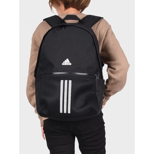 Plecak Adidas Classic 3-Stripes Backpack Duży Miejski Szkolny Sportowy Czarny darcet