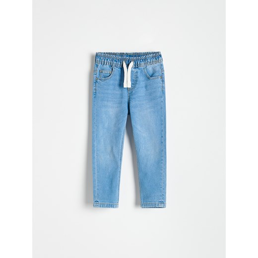 Reserved - Elastyczne jeansy carrot - Niebieski Reserved 86 Reserved