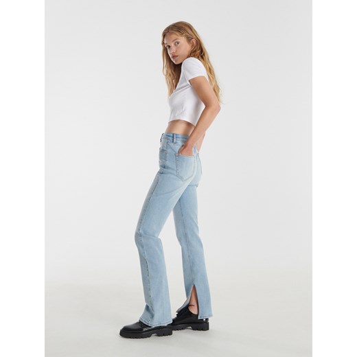 Reserved - Jeansy straight leg - Niebieski Reserved 32 Reserved
