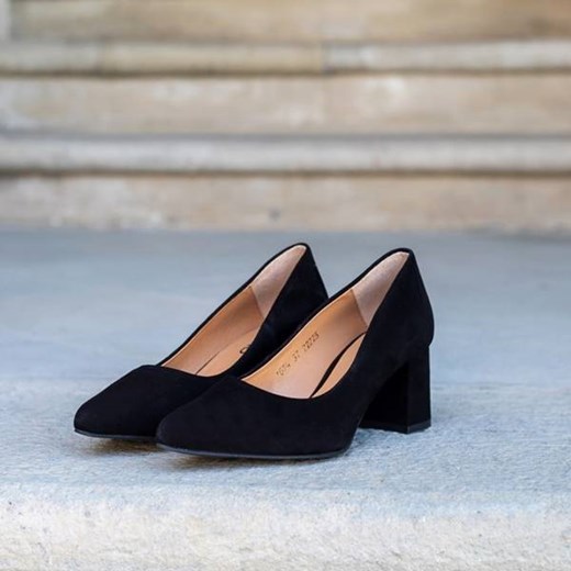Czarne czółenka  ISABELLA Domeno 37 wyprzedaż Domenoshoes