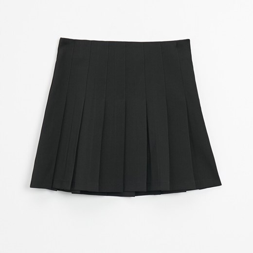 Spódnica mini z plisami - Czarny House L House