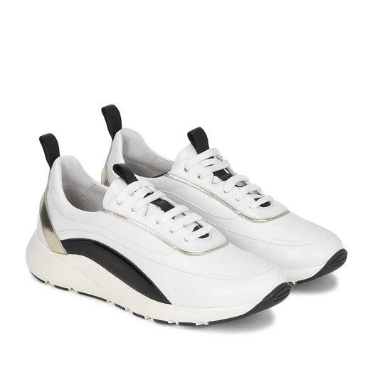 Biało-czarne sneakersy damskie Kazar 36 Kazar okazyjna cena