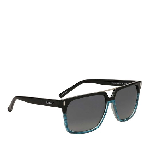 Niebiesko-czarne okulary przeciwsłoneczne Kazar  okazyjna cena Kazar