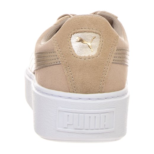 Sneakersy "Suede Platform Safari" w kolorze beżowym Puma 40 okazja Limango Polska