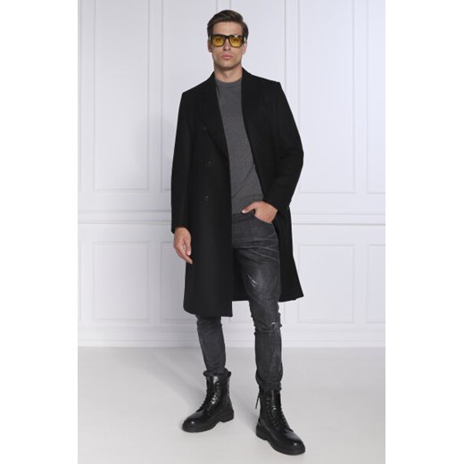 HUGO Wełniany płaszcz Miroy2241 | z dodatkiem kaszmiru 56 Gomez Fashion Store