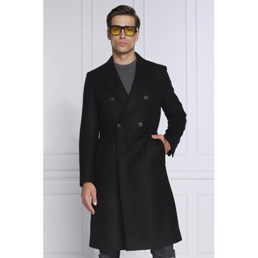 HUGO Wełniany płaszcz Miroy2241 | z dodatkiem kaszmiru 52 Gomez Fashion Store