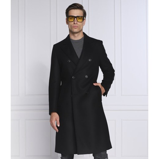 HUGO Wełniany płaszcz Miroy2241 | z dodatkiem kaszmiru 54 Gomez Fashion Store