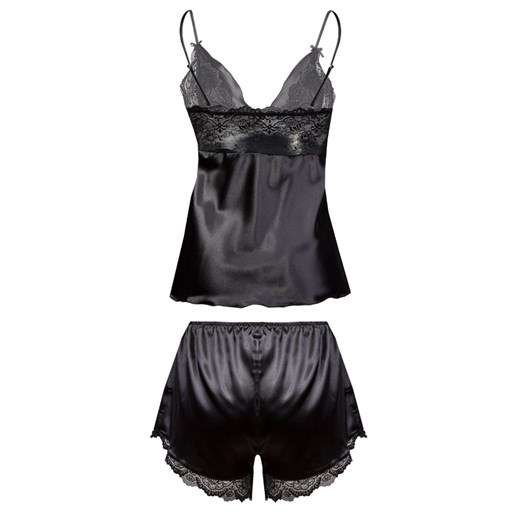 Harmonia komplet, Kolor czarny, Rozmiar XS, DKaren ze sklepu Intymna w kategorii Piżamy damskie - zdjęcie 142579353