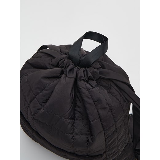 Reserved - Pikowany plecak - Czarny Reserved ONE SIZE Reserved