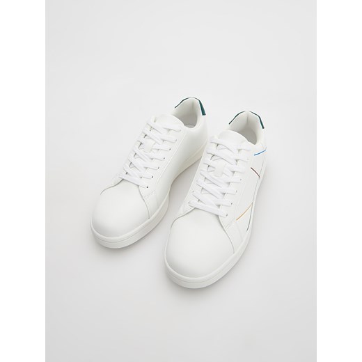 Reserved - Sneakersy na grubej podeszwie - Biały Reserved 44 Reserved