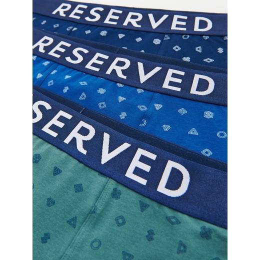 Reserved - 3 pack bokserek Classic - Granatowy Reserved M Reserved