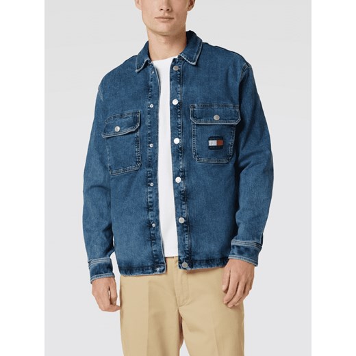 Koszula jeansowa z naszywką z logo model ‘UTILITY SHIRT JACKET’ Tommy Jeans XL Peek&Cloppenburg 
