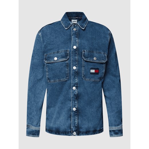 Koszula jeansowa z naszywką z logo model ‘UTILITY SHIRT JACKET’ Tommy Jeans L Peek&Cloppenburg 