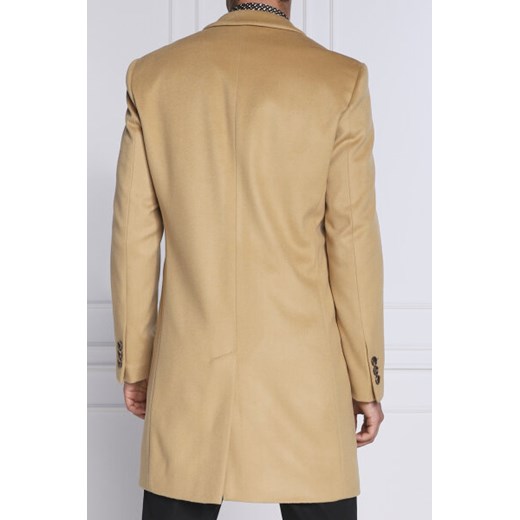 BOSS Wełniany płaszcz H-Hyde-224 | z dodatkiem kaszmiru 56 Gomez Fashion Store
