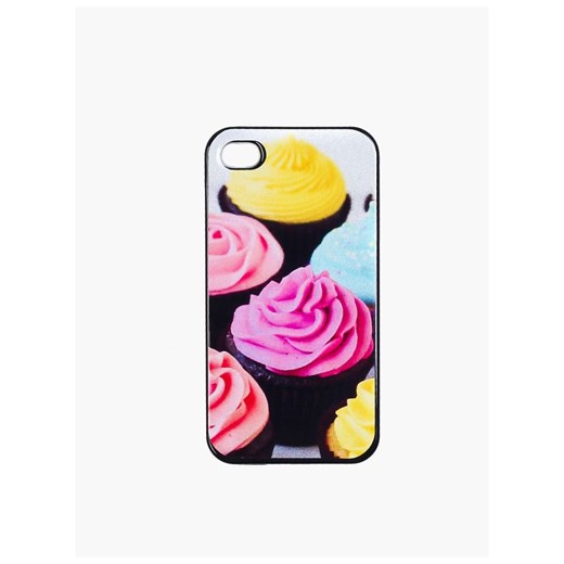 Etui na iPhone 4/4S, Muffin vintageshop-pl zolty abstrakcyjne wzory