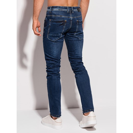 Spodnie męskie jeansowe 1248P - niebieskie Edoti.com 31 Edoti