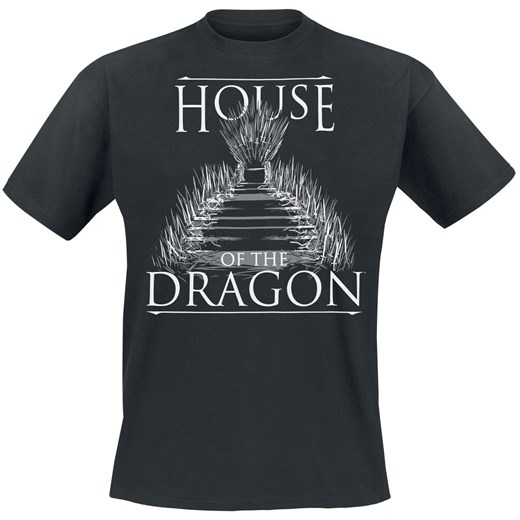 Gra o Tron - House Of The Dragon - To The Throne - T-Shirt - czarny S EMP