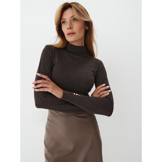 Sweter damski Mohito z golfem 