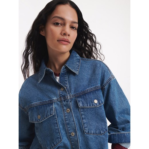 Reserved - Jeansowa koszula - Niebieski Reserved 40 Reserved