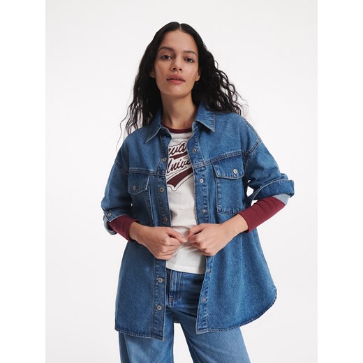 Reserved - Jeansowa koszula - Niebieski Reserved 34 Reserved