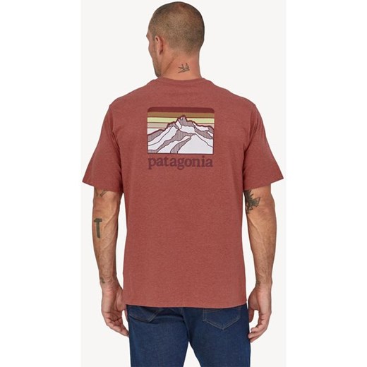 Koszulka męska Line Logo Ridge Pocket Responsibili Tee Patagonia Patagonia L SPORT-SHOP.pl wyprzedaż
