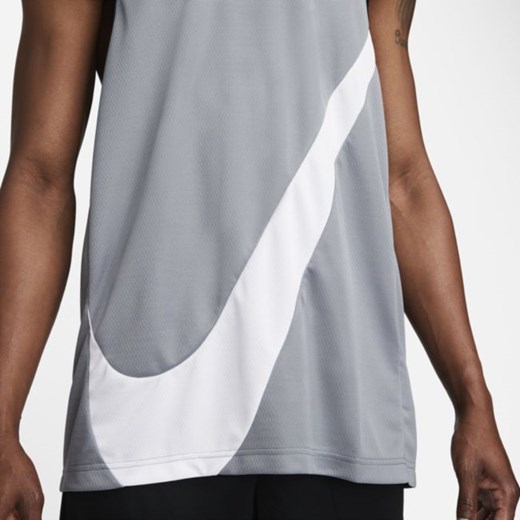 Męska koszulka do koszykówki Nike Dri-FIT - Szary Nike L Nike poland