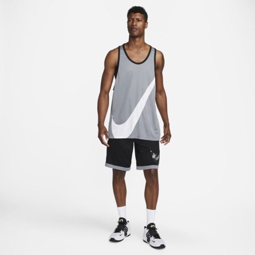 Męska koszulka do koszykówki Nike Dri-FIT - Szary Nike S Nike poland