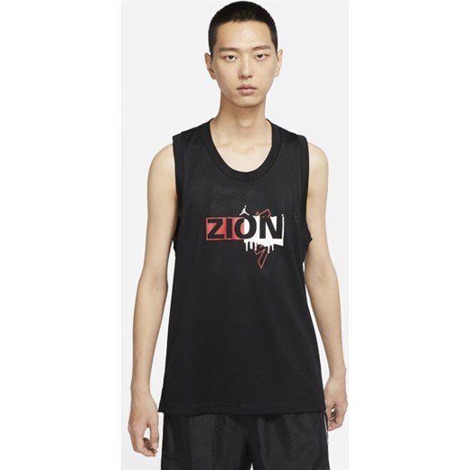 Męska koszulka bez rękawów Jordan Dri-FIT Zion - Czerń Jordan XS Nike poland