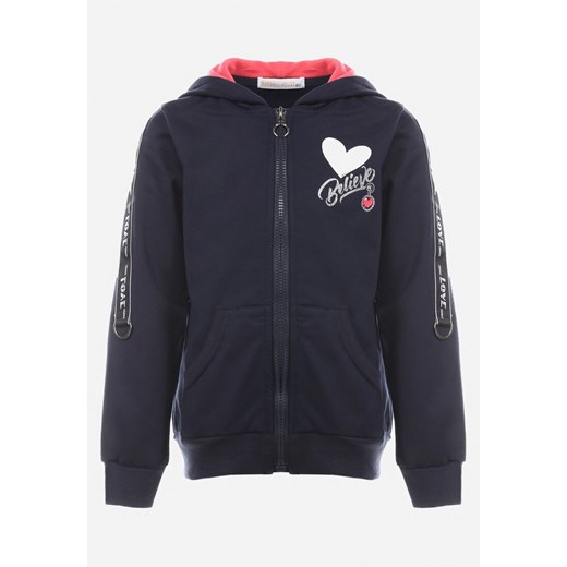 Granatowa Bluza Marymei 158 Born2be Odzież