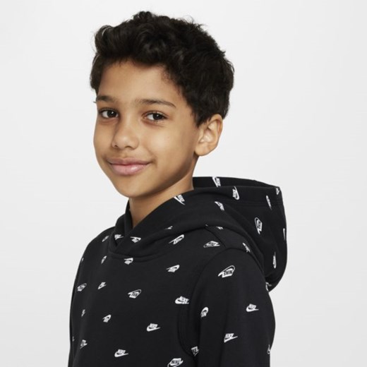Bluza z kapturem dla dużych dzieci (chłopców) Nike Sportswear Club Fleece - Nike XS Nike poland