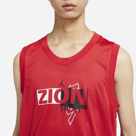 Męska koszulka bez rękawów Jordan Dri-FIT Zion - Czerwony Jordan XL Nike poland