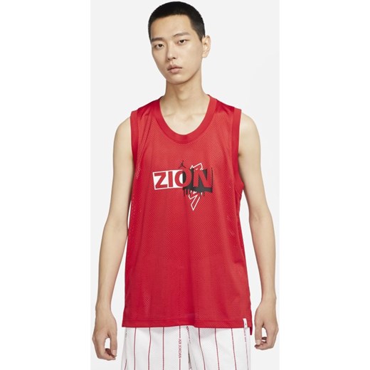 Męska koszulka bez rękawów Jordan Dri-FIT Zion - Czerwony Jordan 3XL Nike poland