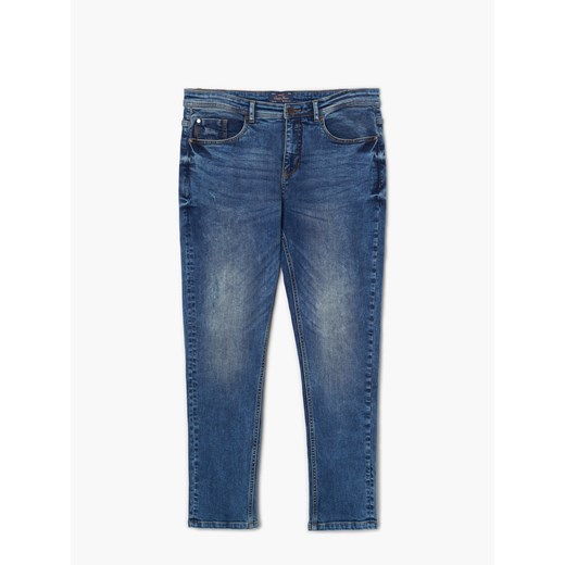Cropp - Niebieskie jeansy carrot - niebieski ze sklepu Cropp w kategorii Jeansy męskie - zdjęcie 142749173